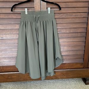 Lululemon long skirt, olive green, size 4